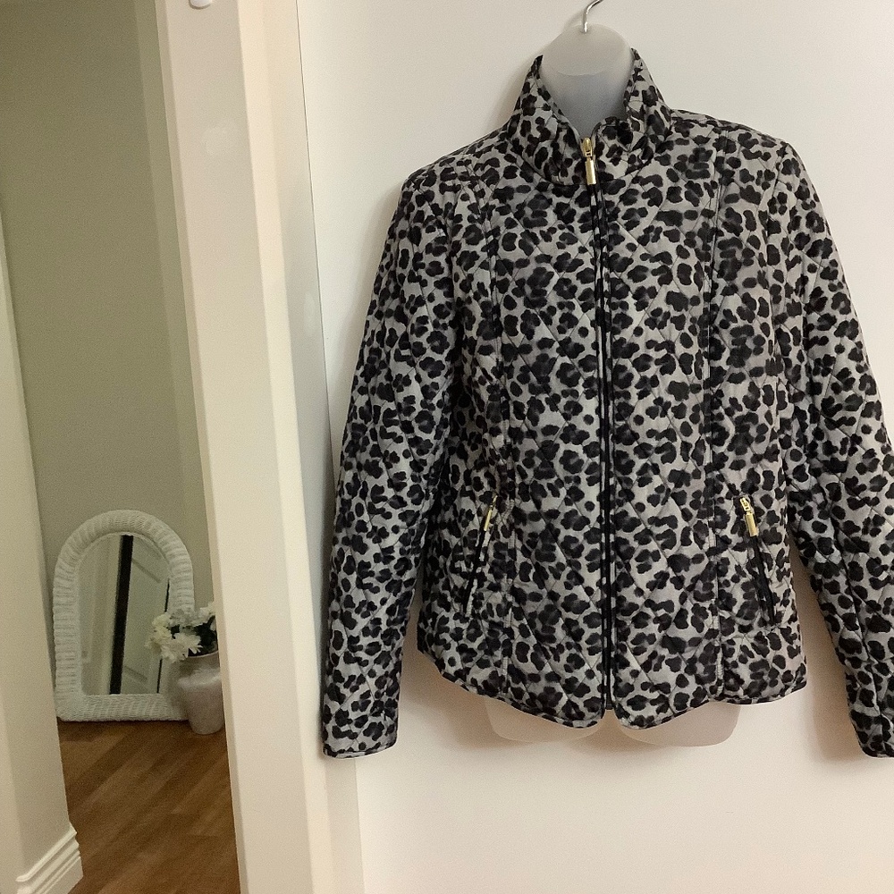 Tradition leopard LITE quilted jacket M/L 36-38 bust LIKE NEW